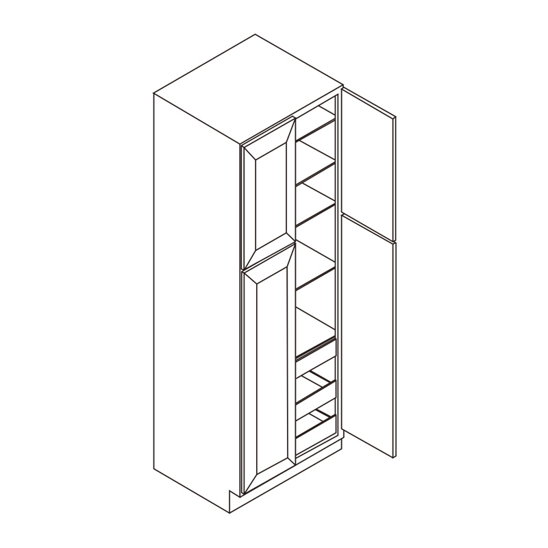 Pantry Cabinet With 4 Doors